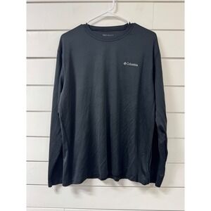 Columbia Omni-Wick Mens Black Long Sleeve Thermal Layering Shirt Large